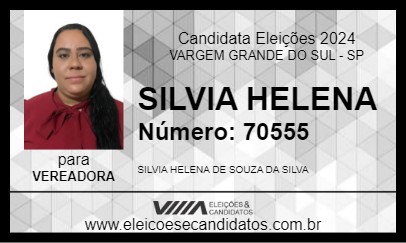 Candidato SILVIA HELENA 2024 - VARGEM GRANDE DO SUL - Eleições