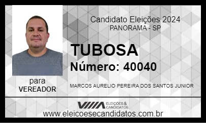 Candidato TUBOSA 2024 - PANORAMA - Eleições