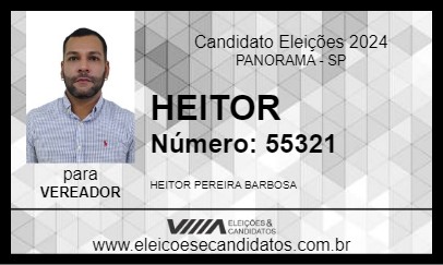 Candidato HEITOR  2024 - PANORAMA - Eleições