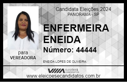 Candidato ENFERMEIRA ENEIDA 2024 - PANORAMA - Eleições