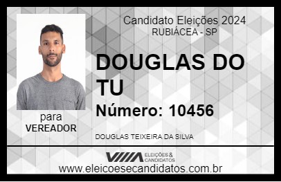 Candidato DOUGLAS DO TU 2024 - RUBIÁCEA - Eleições