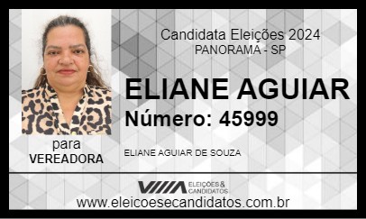 Candidato ELIANE AGUIAR 2024 - PANORAMA - Eleições