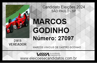 Candidato MARCOS GODINHO 2024 - SÃO PAULO - Eleições