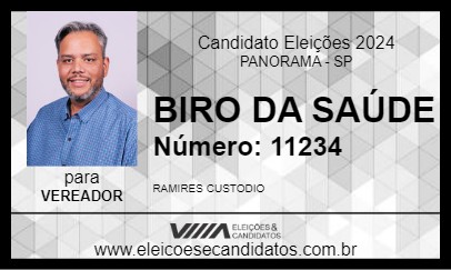 Candidato BIRO DA SAÚDE 2024 - PANORAMA - Eleições