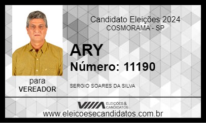 Candidato ARY 2024 - COSMORAMA - Eleições