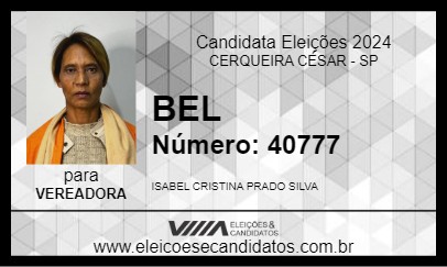 Candidato BEL 2024 - CERQUEIRA CÉSAR - Eleições