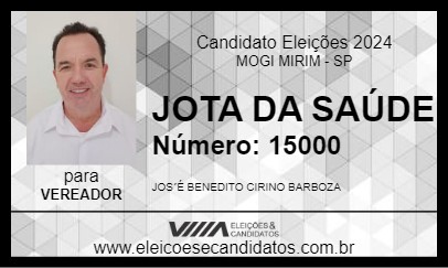 Candidato JOTA DA SAÚDE 2024 - MOGI MIRIM - Eleições