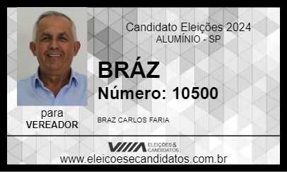 Candidato BRÁZ 2024 - ALUMÍNIO - Eleições