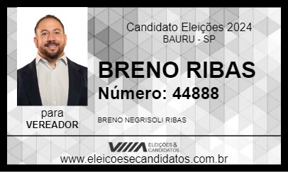 Candidato BRENO RIBAS 2024 - BAURU - Eleições