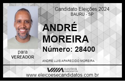 Candidato ANDRÉ MOREIRA 2024 - BAURU - Eleições