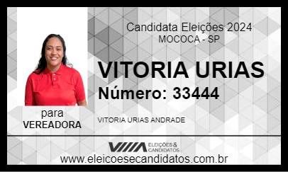 Candidato VITORIA URIAS 2024 - MOCOCA - Eleições