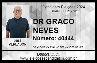 Candidato DR GRACO NEVES 2024 - GUARULHOS - Eleições