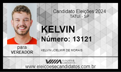 Candidato KELVIN 2024 - TATUÍ - Eleições