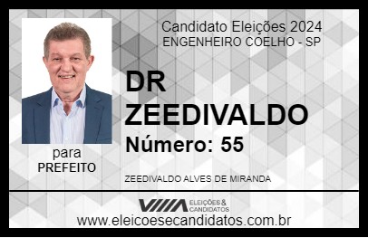 Candidato DR ZEEDIVALDO 2024 - ENGENHEIRO COELHO - Eleições