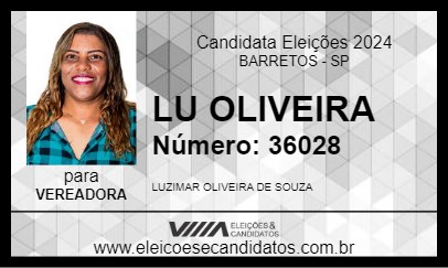 Candidato LU OLIVEIRA 2024 - BARRETOS - Eleições