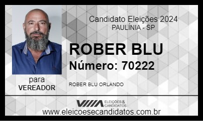 Candidato ROBER BLU 2024 - PAULÍNIA - Eleições