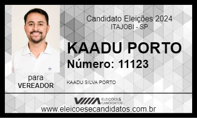 Candidato KAADU PORTO 2024 - ITAJOBI - Eleições