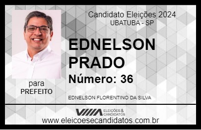 Candidato EDNELSON PRADO 2024 - UBATUBA - Eleições