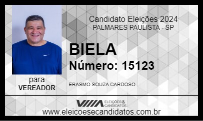 Candidato BIELA 2024 - PALMARES PAULISTA - Eleições