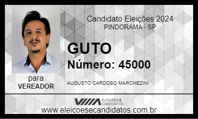 Candidato GUTO 2024 - PINDORAMA - Eleições