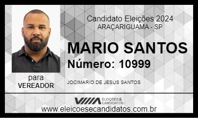 Candidato MARIO SANTOS 2024 - ARAÇARIGUAMA - Eleições