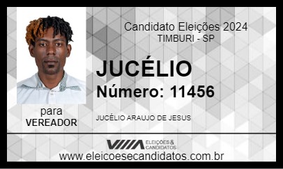 Candidato JUCÉLIO 2024 - TIMBURI - Eleições