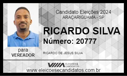 Candidato RICARDO SILVA 2024 - ARAÇARIGUAMA - Eleições