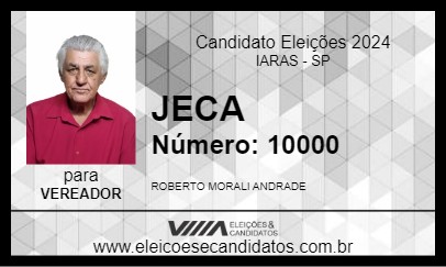 Candidato JECA 2024 - IARAS - Eleições