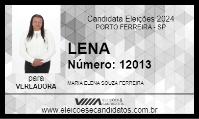 Candidato LENA 2024 - PORTO FERREIRA - Eleições