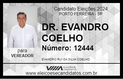 Candidato DR. EVANDRO COELHO 2024 - PORTO FERREIRA - Eleições