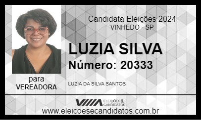 Candidato LUZIA SILVA 2024 - VINHEDO - Eleições