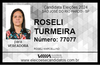 Candidato ROSELI TURMEIRA 2024 - SÃO JOSÉ DO RIO PARDO - Eleições