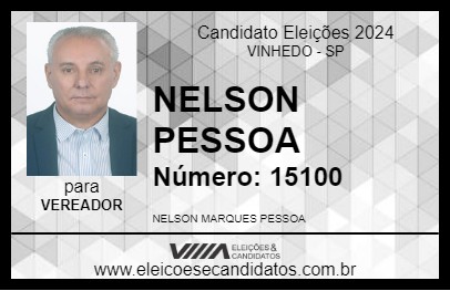 Candidato NELSON PESSOA 2024 - VINHEDO - Eleições