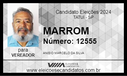 Candidato MARROM 2024 - TATUÍ - Eleições