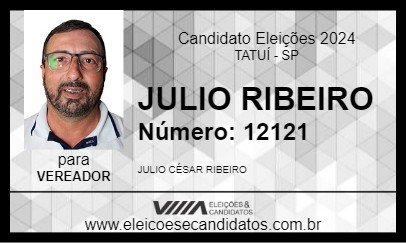 Candidato JULIO RIBEIRO 2024 - TATUÍ - Eleições