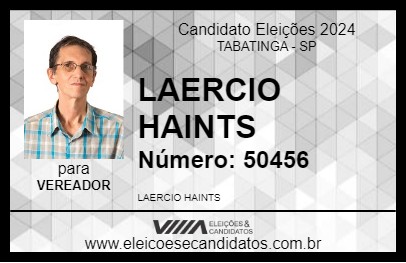 Candidato LAERCIO HAINTS 2024 - TABATINGA - Eleições