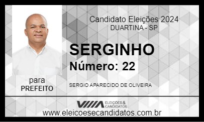 Candidato SERGINHO 2024 - DUARTINA - Eleições