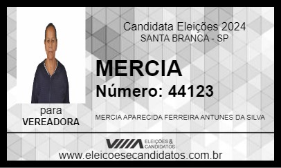 Candidato MERCIA 2024 - SANTA BRANCA - Eleições