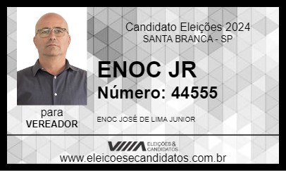 Candidato ENOC JR  2024 - SANTA BRANCA - Eleições