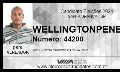 Candidato WELLINGTON PENETRA 2024 - SANTA BRANCA - Eleições