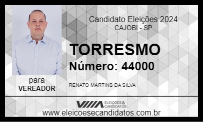 Candidato TORRESMO 2024 - CAJOBI - Eleições