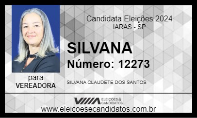 Candidato SILVANA 2024 - IARAS - Eleições