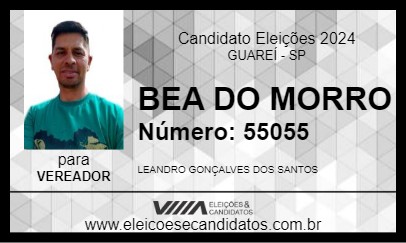 Candidato BEA DO MORRO 2024 - GUAREÍ - Eleições