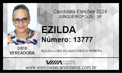 Candidato EZILDA 2024 - JUNQUEIRÓPOLIS - Eleições