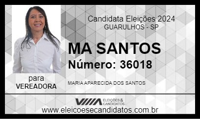 Candidato MA SANTOS 2024 - GUARULHOS - Eleições