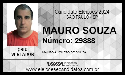 Candidato MAURO SOUZA 2024 - SÃO PAULO - Eleições