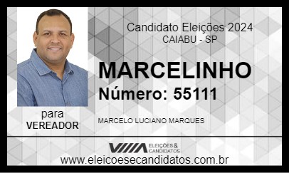 Candidato MARCELINHO 2024 - CAIABU - Eleições