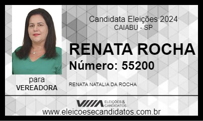 Candidato RENATA ROCHA 2024 - CAIABU - Eleições