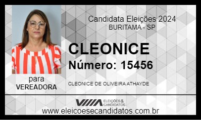 Candidato CLEONICE 2024 - BURITAMA - Eleições