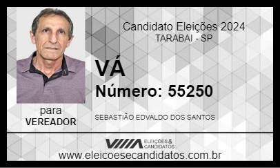 Candidato VÁ 2024 - TARABAI - Eleições